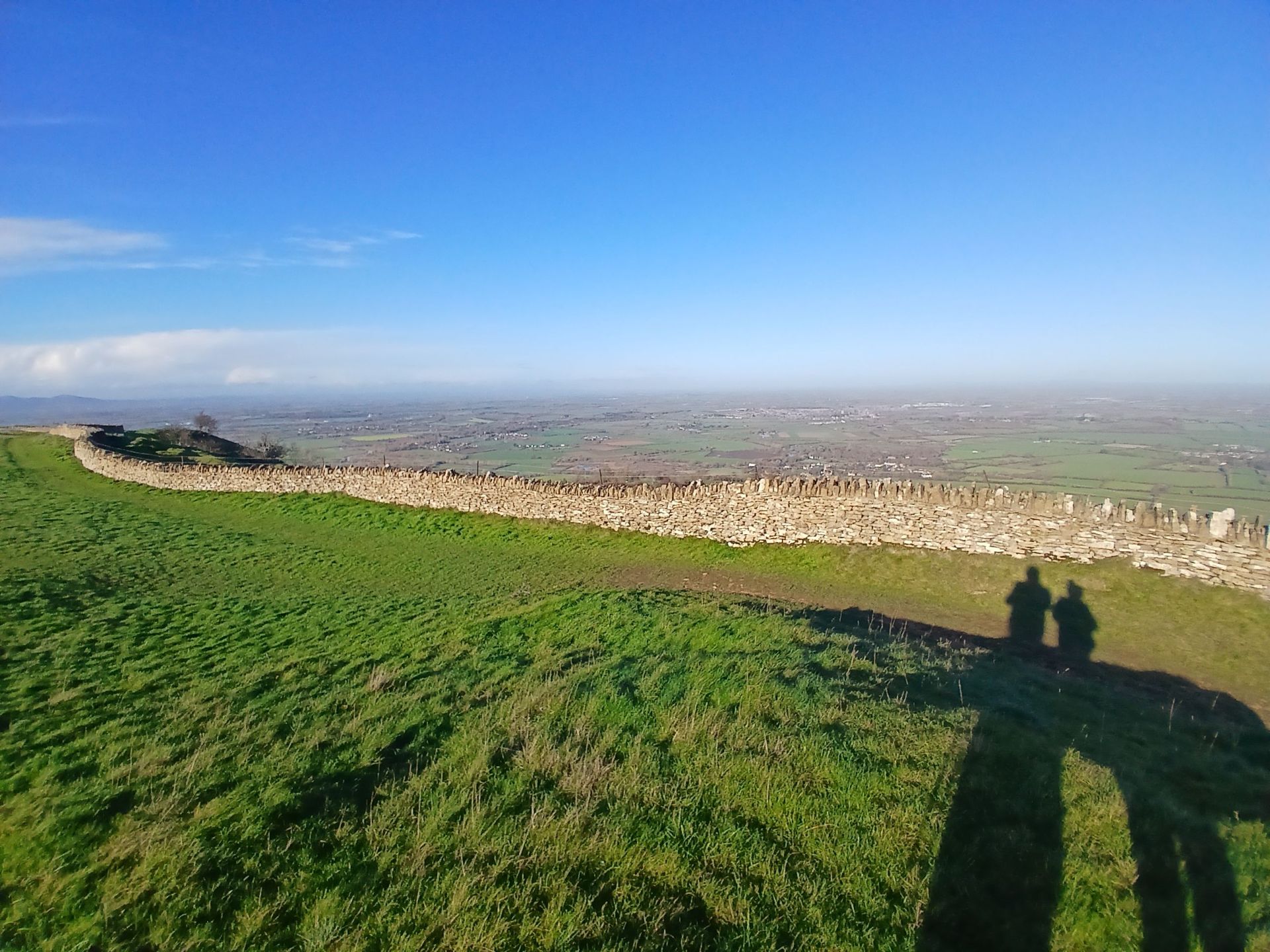 View from Kemerton Camp at the top of Bredon Hill.
